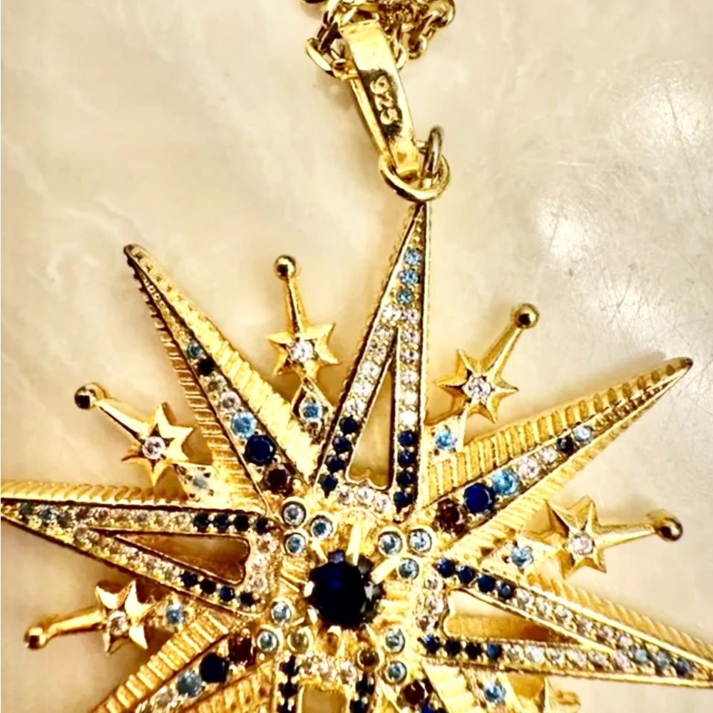 Neiman Marcus Starburst Necklace - Picture 3 of 4